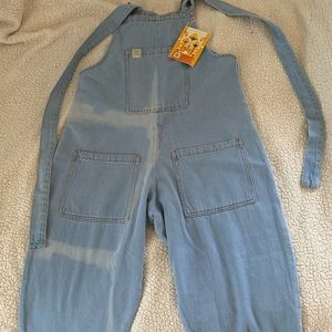 Lucy & Yak Light Wash Atlas Dungarees